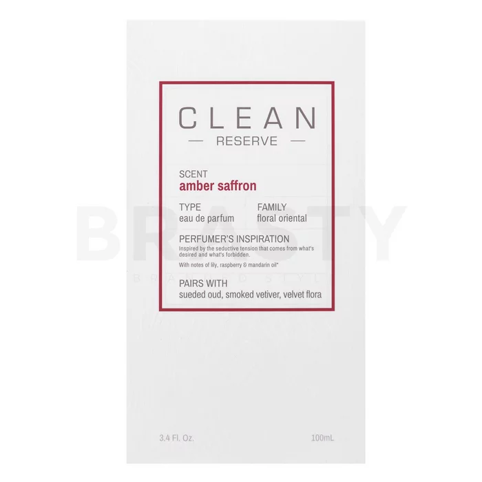 Clean Amber Saffron Eau de Parfum uniszex 100 ml