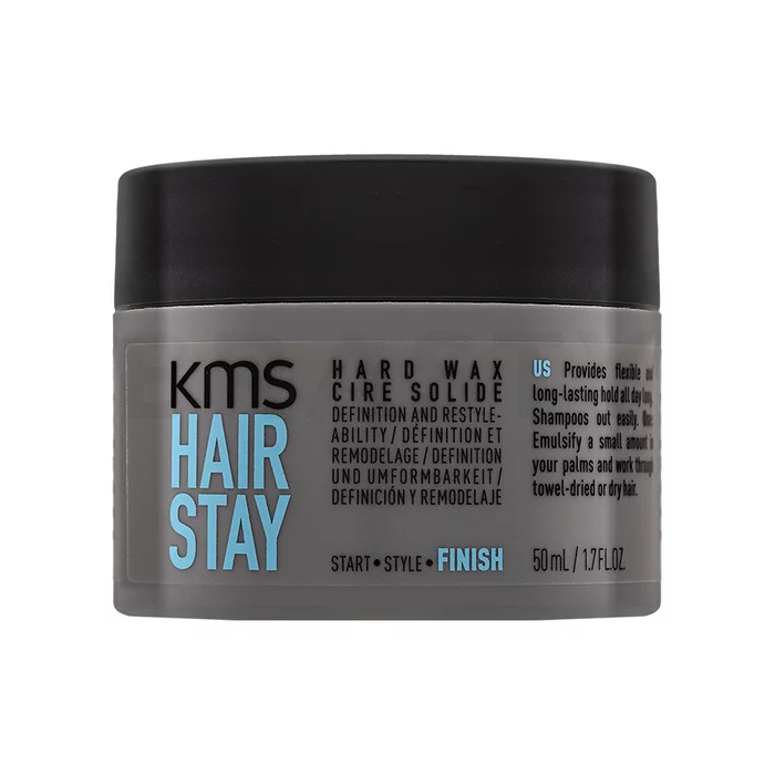KMS Hair Stay Hard Wax hair shaping wax for a matte effect 50 ml