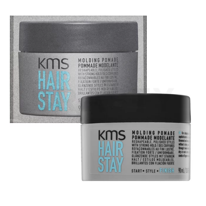 KMS Hair Stay Molding Pomade pomáda na vlasy pre uhladenie a lesk vlasov 90 ml