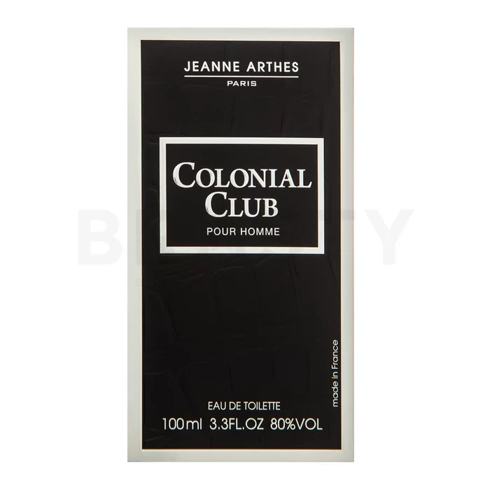 Jeanne Arthes Colonial Club Eau de Toilette for men 100 ml