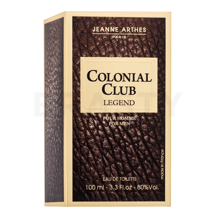 Jeanne Arthes Colonial Club Legend Eau de Toilette da uomo 100 ml