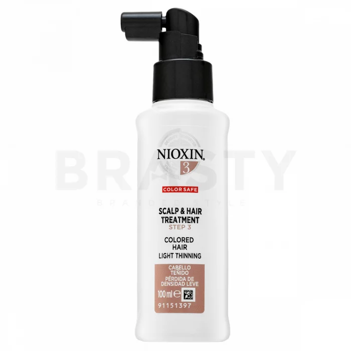 Nioxin System 3 Scalp & Hair Treatment verzorging zonder spoelen voor fijn gekleurd haar 100 ml