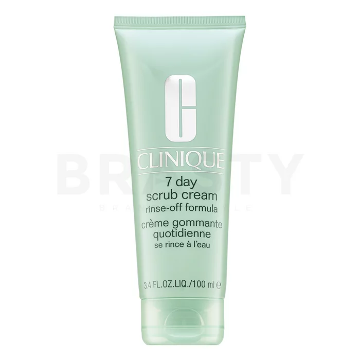 Clinique 7 Day Scrub Cream Rinse Off Formula peelingový gel pro každodenní použití 100 ml