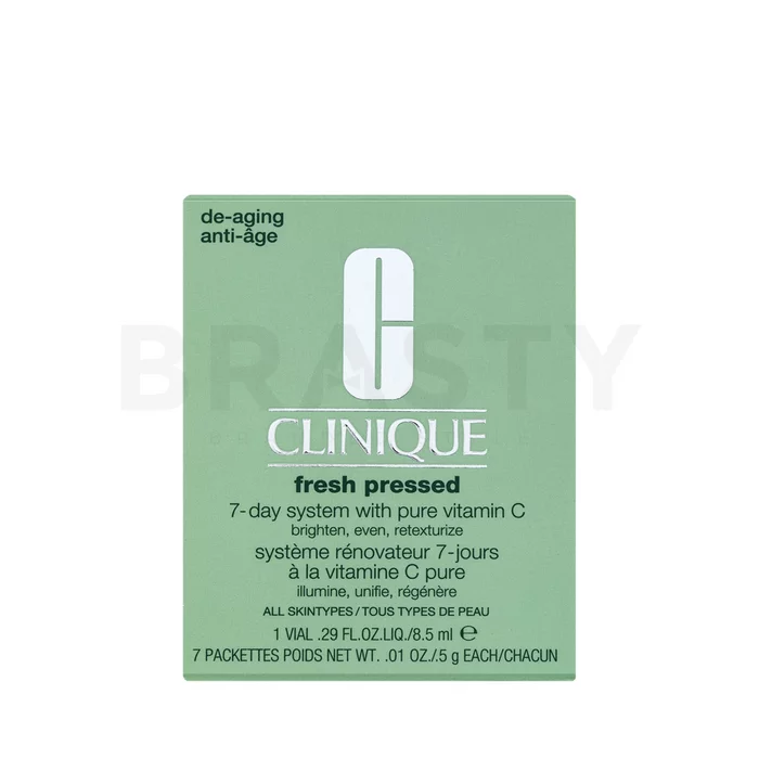 Clinique Fresh Pressed 7-Day System with Pure Vitamin C rozjasňujicí sérum s vitaminem C proti stárnutí pleti 7x0,5 g