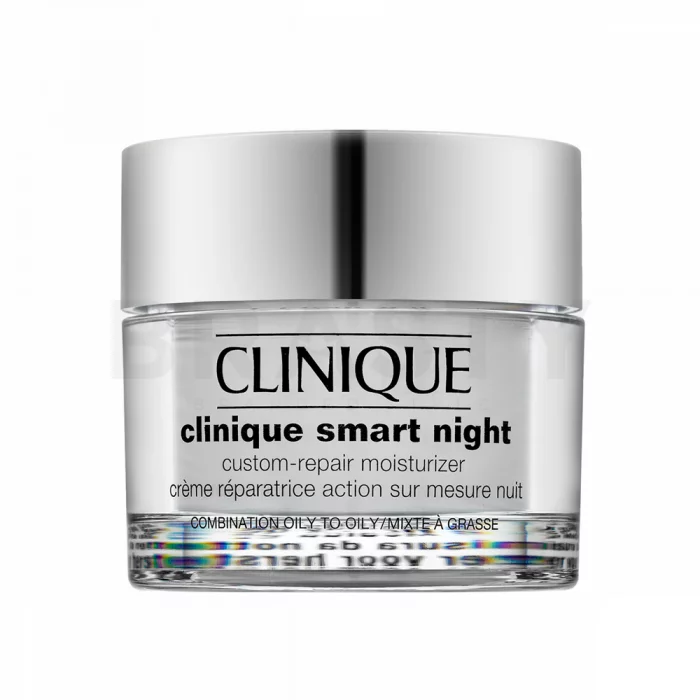 Clinique Clinique Smart Night Custom-Repair Moisturizer Combination Oily/ To Oily noční krém pro mastnou pleť 50 ml