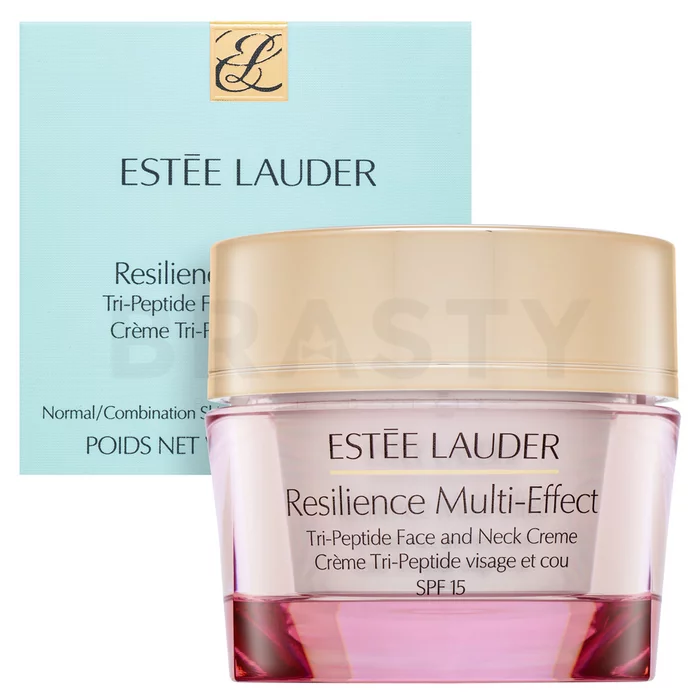Estee Lauder Resilience Multi-Effect liftingový zpevňující krém Tri-Peptide Face and Neck Creme SPF15 Normal/Comb. Skin 50 ml