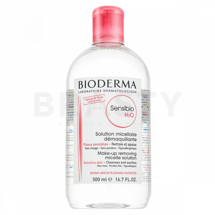 Bioderma Sensibio H2O Make-up Removing Micelle Solution micellar make-up water for sensitive skin 500 ml
