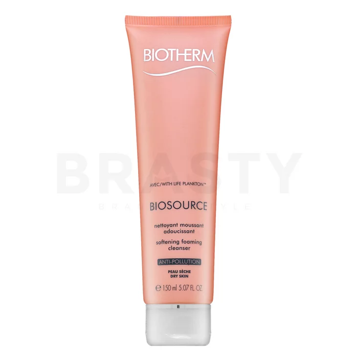 Biotherm Biosource Softening Foaming Cleanser vyživující čisticí gel pro suchou pleť 150 ml