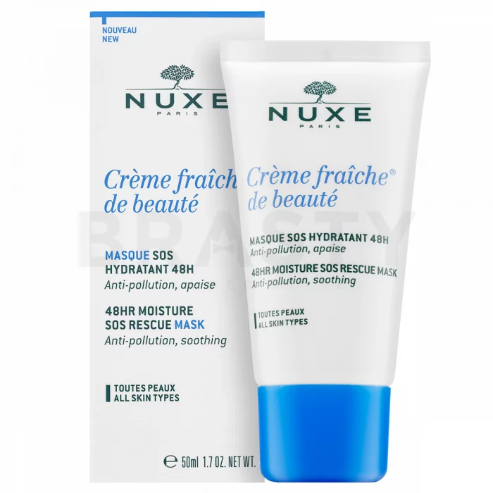 Nuxe Creme Fraiche de Beauté 48HR Moisture SOS Rescue Mask upokojujúca a osviežujúca maska s hydratačným účinkom 50 ml