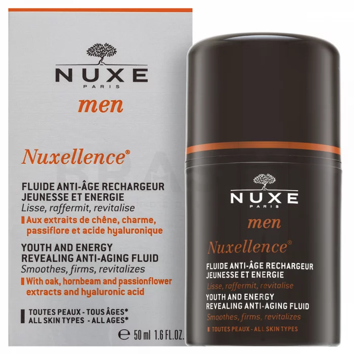 Nuxe Men Nuxellence Youth and Energy Revealing Anti-Aging Fluid energizující fluid proti stárnutí pleti 50 ml
