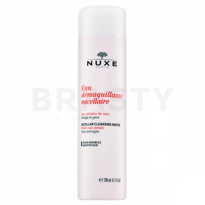 Nuxe Micellar Cleansing Water with Rose Petals odličovací micelární voda pro citlivou pleť 200 ml
