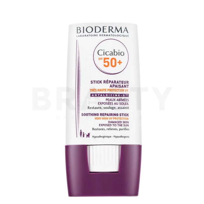 Bioderma Cicabio Soothing Repairing Stick SPF 50+ roll-on pro zklidnění pleti 8 g
