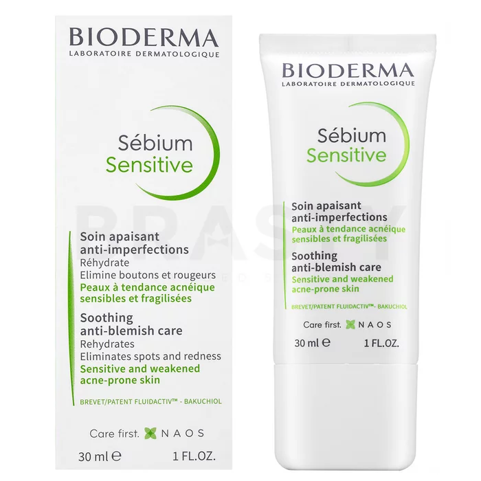Bioderma Sébium Sensitive Soothing Anti-Blemish Care zklidňující emulze pro problematickou pleť 30 ml