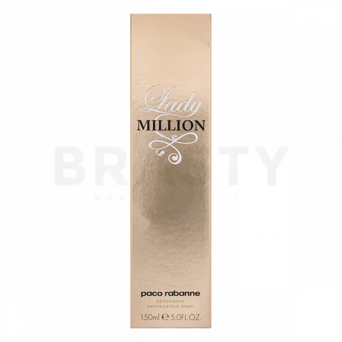 Paco Rabanne Lady Million deospray pro ženy 150 ml