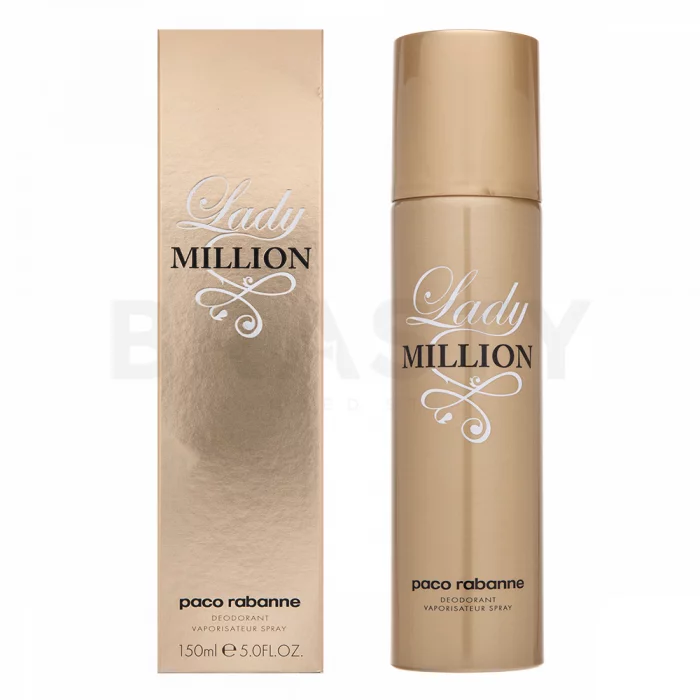 Paco Rabanne Lady Million deospray pro ženy 150 ml