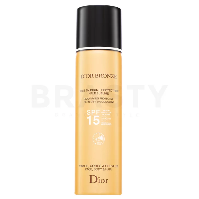Dior (Christian Dior) Bronze Beautifying Protective Oil in Mist Sublime Glow SPF 15 leche bronceadora en spray 125 ml