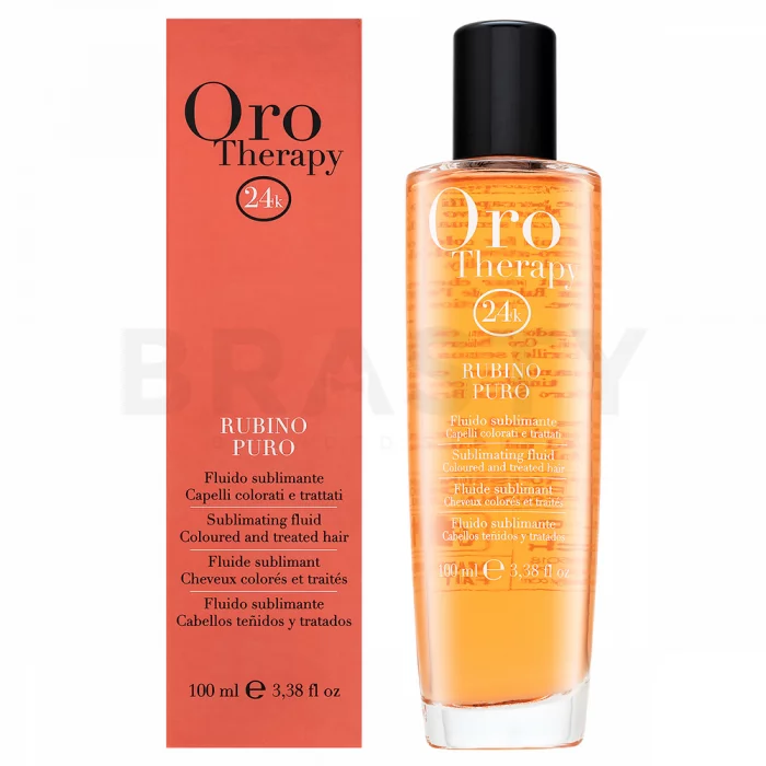 Fanola Oro Therapy Rubino Puro sérum pro barvené vlasy 100 ml