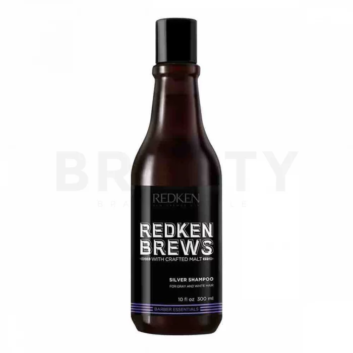 Redken Brews Silver Shampoo posilující šampon pro šedivé vlasy 300 ml