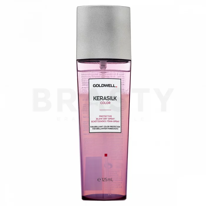Goldwell Kerasilk Color Protective Blow-Dry Spray ochranný sprej pro tepelnou úpravu vlasů 125 ml