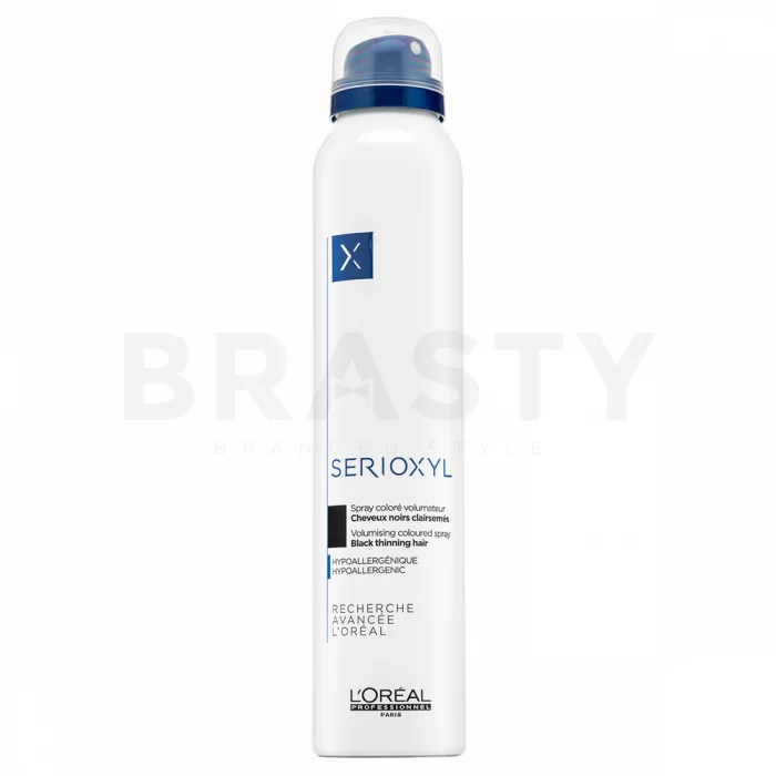 L´Oréal Professionnel Serioxyl Volumizing Black Thinning Hair Coloured Spray obojeni sprej za zgušnjavanje crne kose 200 ml