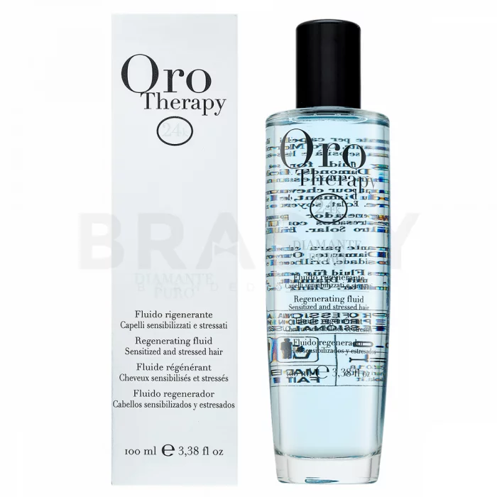 Fanola Oro Therapy Diamante Puro Regenerating Fluid sérum pro citlivé vlasy 100 ml
