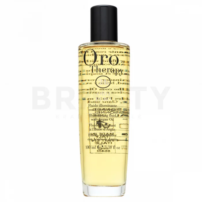 Fanola Oro Therapy Oro Puro Illuminating Fluid sérum pro nepoddajné vlasy 100 ml