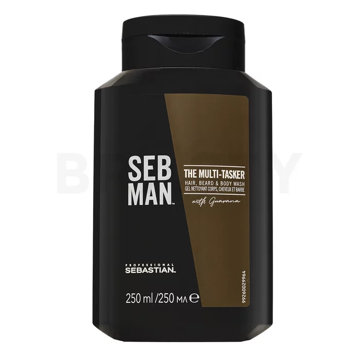 Sebastian Professional Man The Multi-Tasker 3-in-1 Shampoo šampon, kondicionér a sprchový gel pro všechny typy vlasů 250 ml