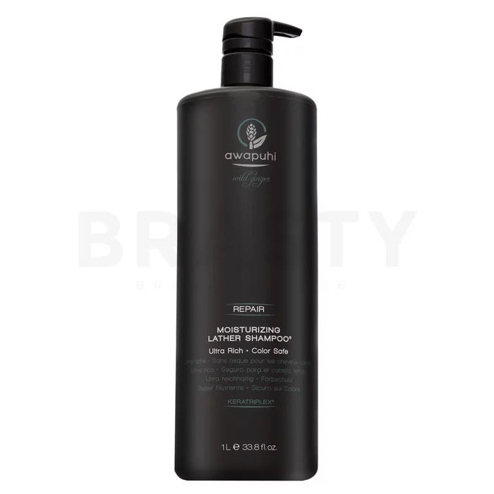 Paul Mitchell Awapuhi Wild Ginger Repair Moisturizing Lather Shampoo bezsulfátový šampon pro hydrataci vlasů 1000 ml