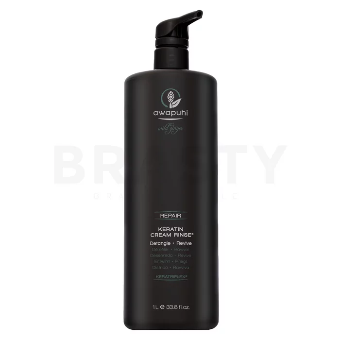 Paul Mitchell Awapuhi Wild Ginger Repair Keratin Cream Rinse posilující kondicionér pro suché a poškozené vlasy 1000 ml