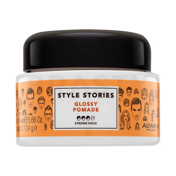Alfaparf Milano Style Stories Glossy Pomade pomáda na vlasy pre silnú fixáciu 100 ml