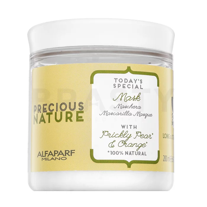 Alfaparf Milano Precious Nature Today's Special Mask Prickly Pear & Orange vyživující maska pro dlouhé a lámavé vlasy 200 ml