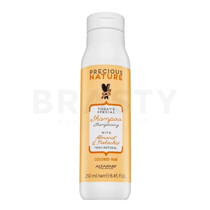 Alfaparf Milano Precious Nature Today's Special Shampoo Almond & Pistachio vyživující šampon pro barvené vlasy 250 ml