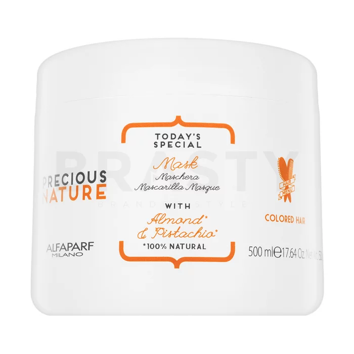 Alfaparf Milano Precious Nature Today's Special Mask Almond & Pistachio vyživující maska pro barvené vlasy 500 ml