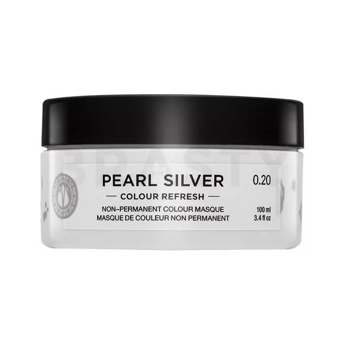 Maria Nila Colour Refresh hranjiva maska bez pigmenata u boji za platinasto plavu i sijedu kosu Pearl Silver 100 ml