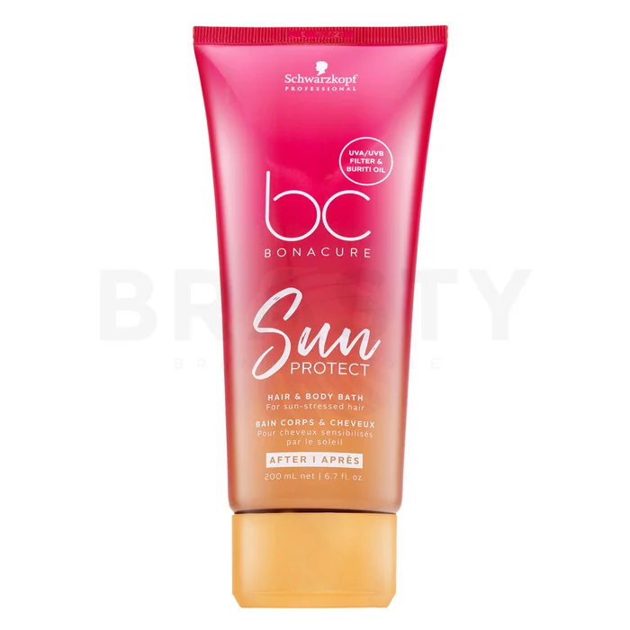 Schwarzkopf Professional BC Bonacure Sun Protect Hair & Body Shampoo vyživující šampon pro vlasy namáhané sluncem 200 ml
