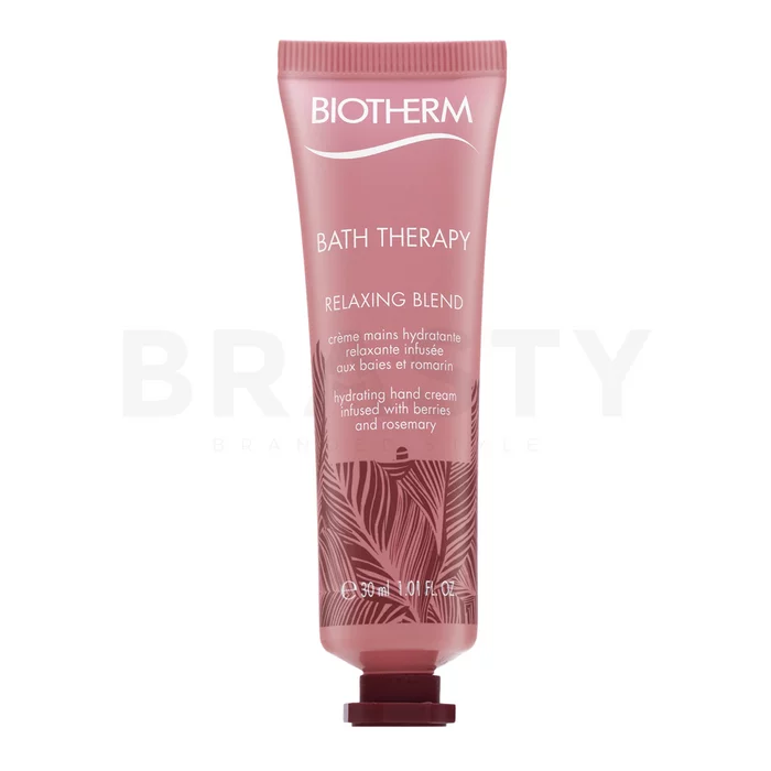 Biotherm Bath Therapy Relaxing Blend Hand Cream krém na ruce s hydratačním účinkem 30 ml