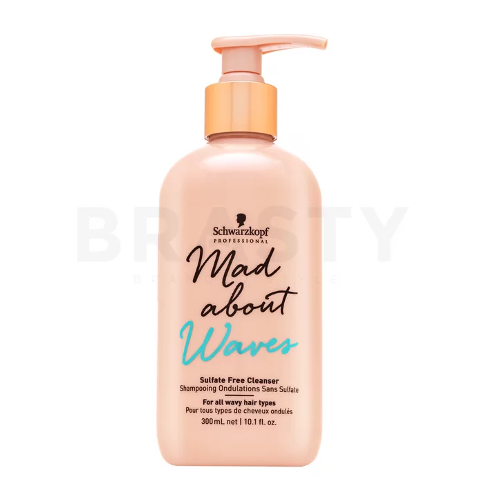 Schwarzkopf Professional Mad About Waves Sulfate-Free Cleanser bezsulfátový šampon pro vlnité vlasy 300 ml
