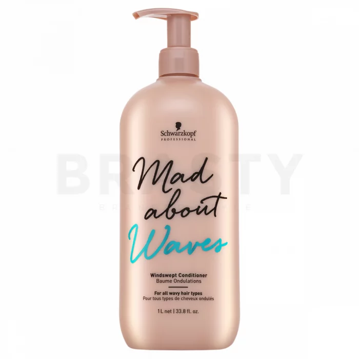 Schwarzkopf Professional Mad About Waves Windswept Conditioner kondicionér pro vlnité a kudrnaté vlasy 1000 ml