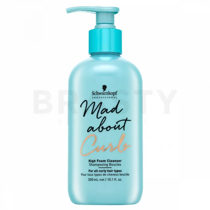 Schwarzkopf Professional Mad About Curls High Foam Cleanser čisticí šampon pro vlnité a kudrnaté vlasy 300 ml
