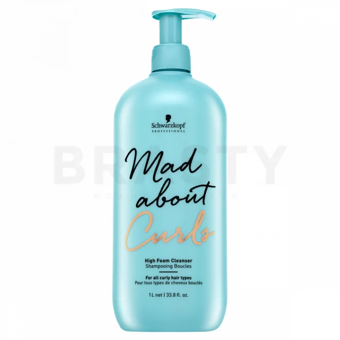 Schwarzkopf Professional Mad About Curls High Foam Cleanser cleansing shampoo for wavy and curly hair 1000 ml