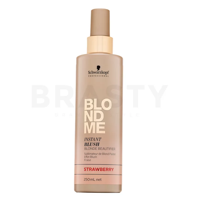Schwarzkopf Professional BlondMe Instant Blush Strawberry barevný sprej pro vlasy s růžovými odstíny 250 ml