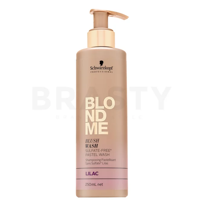 Schwarzkopf Professional BlondMe Blush Wash Lilac barevný šampon pro vytvoření fialového pastelového efektu 250 ml