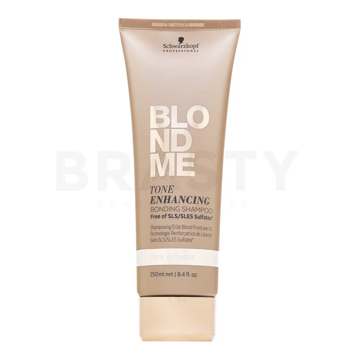Schwarzkopf Professional BlondMe Tone Enhancing Bonding Shampoo Cool Blondes posilující šampon pro oživení barvy studených blond odstínů 250 ml