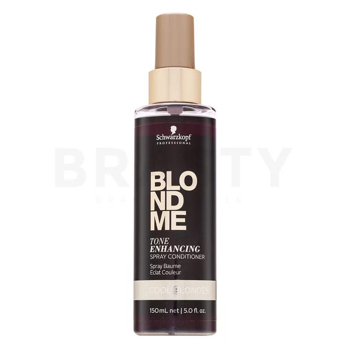 Schwarzkopf Professional BlondMe Tone Enhancing Spray Conditioner Cool Blondes bezoplachový kondicionér pro oživení barvy studených blond odstínů 150 ml