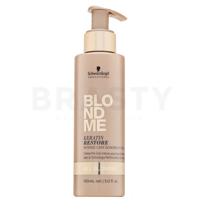 Schwarzkopf Professional BlondMe Keratin Restore Intense Care Bonding Potion posilující péče pro blond vlasy 150 ml