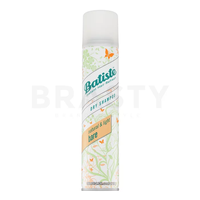 Batiste Dry Shampoo Clean&Light Bare droogshampoo voor alle haartypes 200 ml