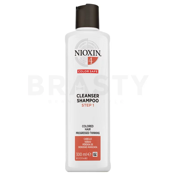 Nioxin System 4 Cleanser Shampoo čistiaci šampón pre rednúce vlasy 300 ml