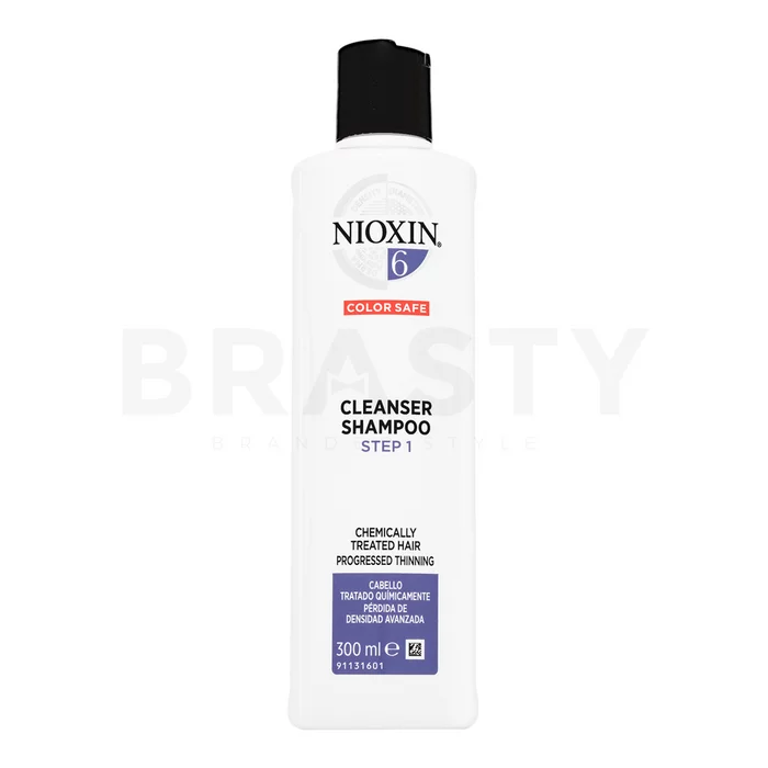 Nioxin System 6 Cleanser Shampoo čisticí šampon pro chemicky ošetřené vlasy 300 ml