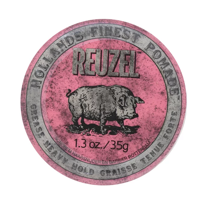 Reuzel Pink Pomade pomáda na vlasy pro silnou fixaci 35 g