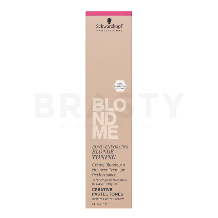 Schwarzkopf Professional BlondMe Blonde Toning tónovací barevný krém pro blond vlasy Strawberry 60 ml